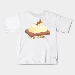 Ski Butter Carving | Lake Tahoe California Kids T-Shirt